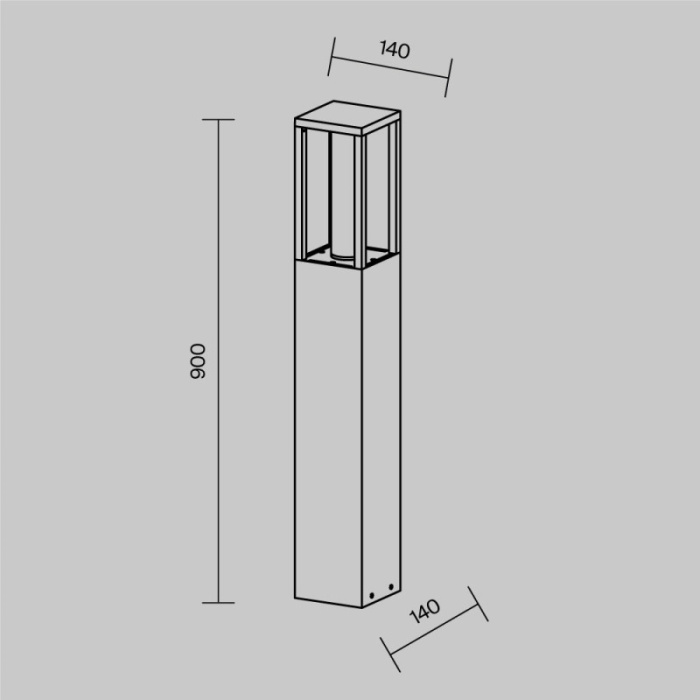 Садово-парковый светильник Maytoni O480FL-L12B3K1