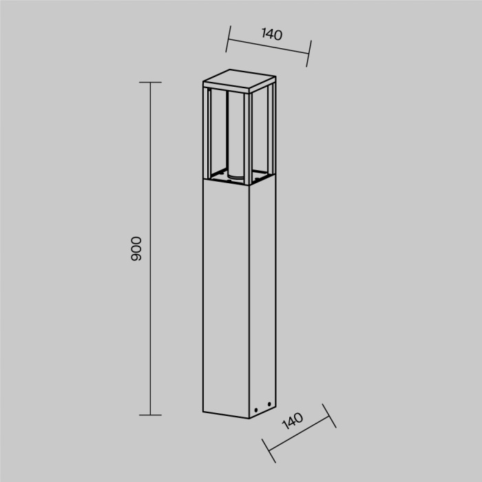 Садово-парковый светильник Maytoni Expo O480FL-L12B3K1