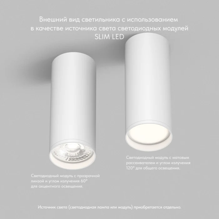 Накладной светильник Denkirs TUBE DK2051-WH