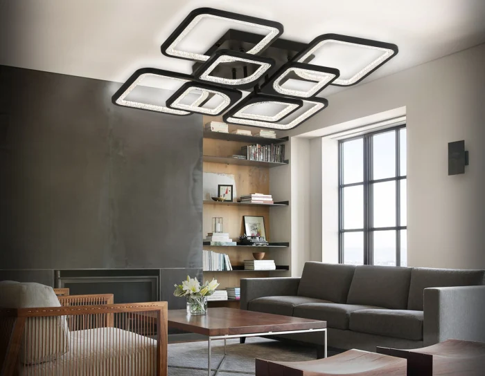 Потолочный светодиодный светильник с пультом Ambrella light FA4424