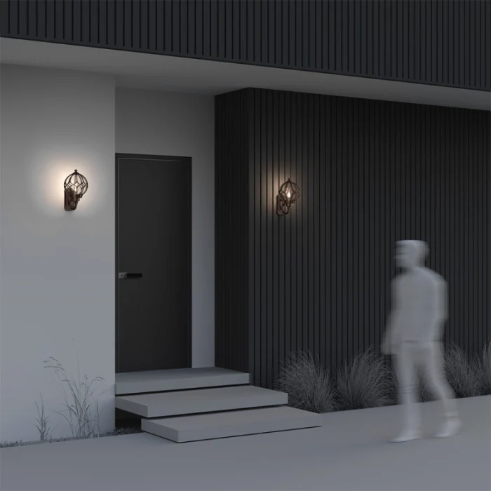 Уличный настенный светильник Maytoni VIA O024WL-01G