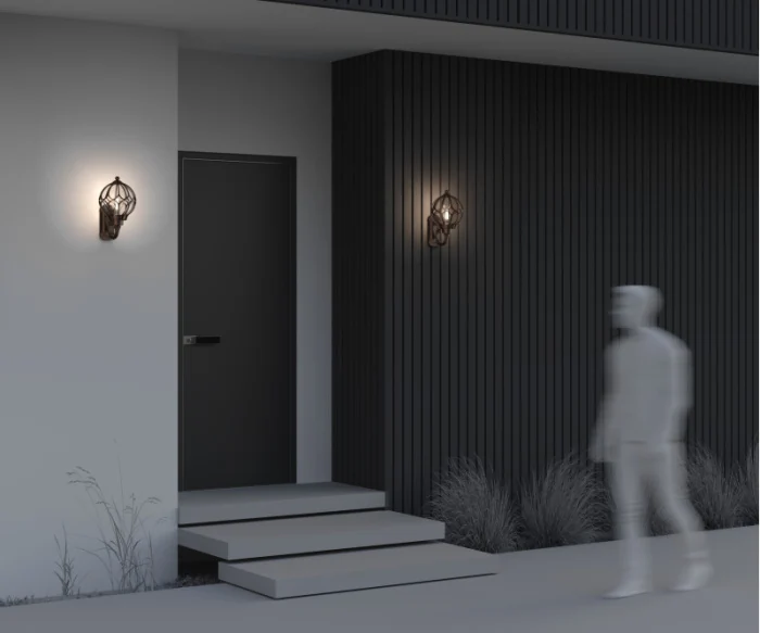 Уличный настенный светильник Maytoni VIA O024WL-01G