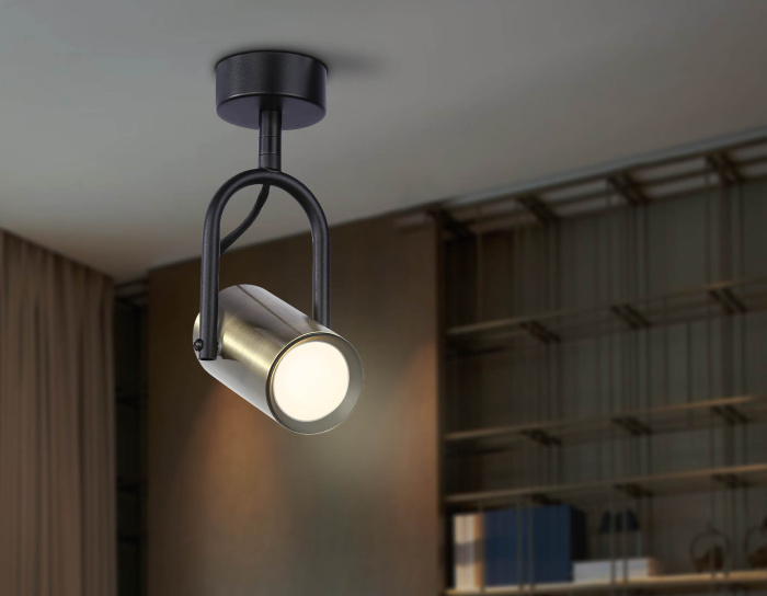 Накладной поворотный спот со сменной лампой GU10 Ambrella light TA13192