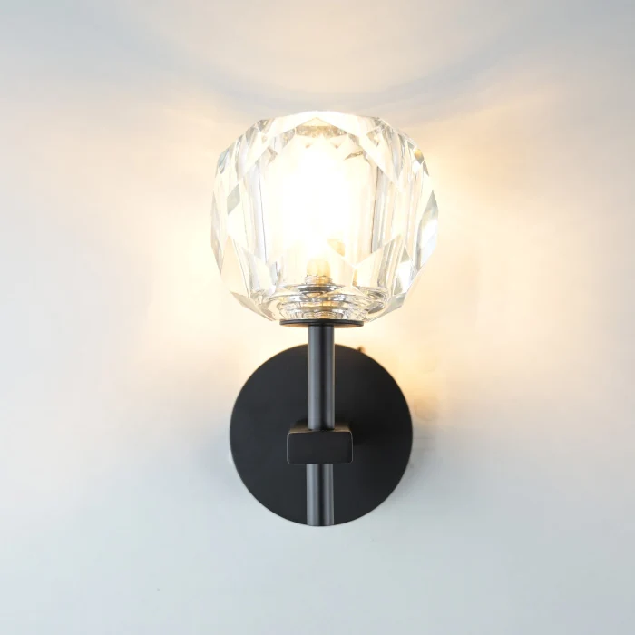 Бра Boule de Cristal Single Sconce Black ImperiumLoft