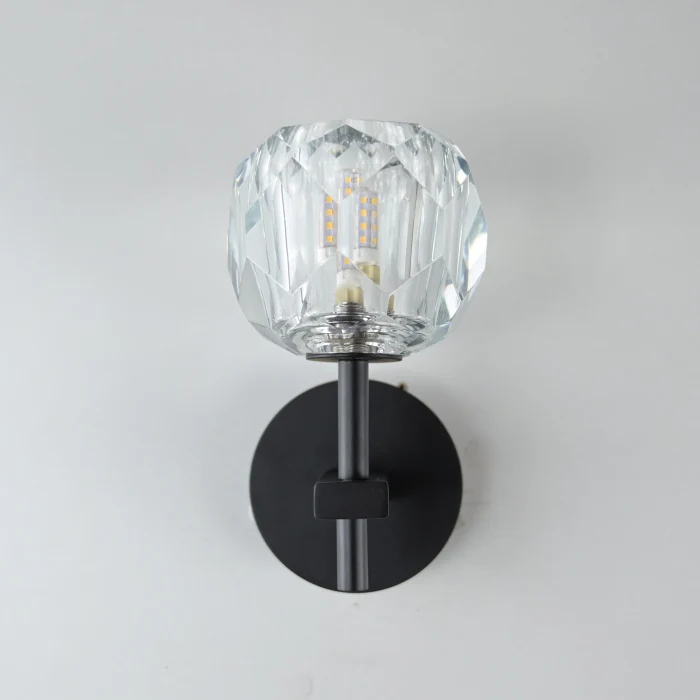 Бра Boule de Cristal Single Sconce Black ImperiumLoft