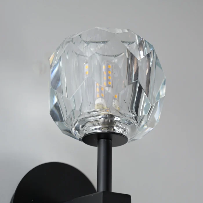 Бра Boule de Cristal Single Sconce Black ImperiumLoft