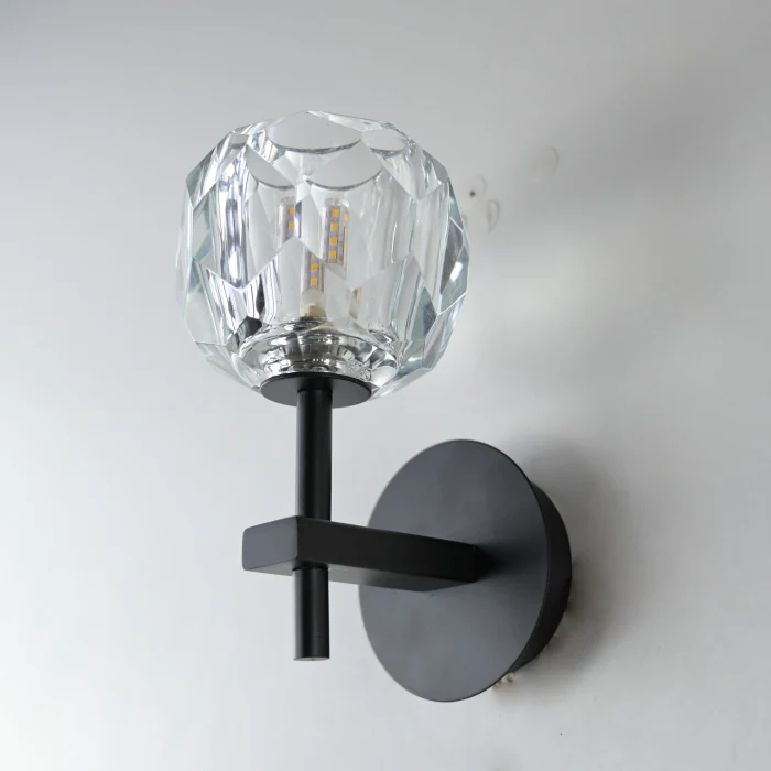 Бра Boule de Cristal Single Sconce Black ImperiumLoft