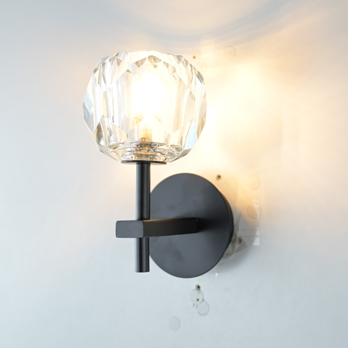 Бра Boule de Cristal Single Sconce Black ImperiumLoft