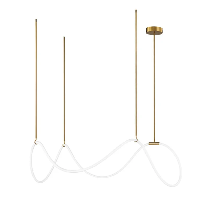 Подвесной светильник Loft it Thread 10388P/C Brass