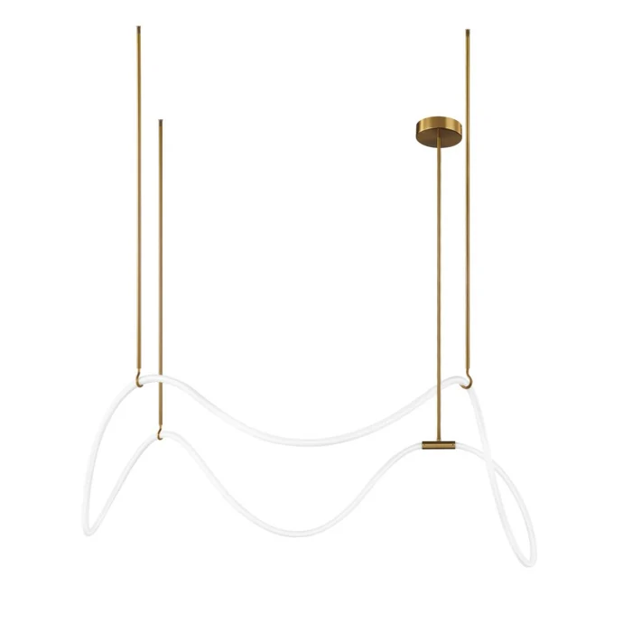Подвесной светильник Loft it Thread 10388P/C Brass