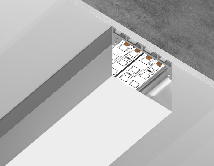 Алюминиевый профиль накладной/подвесной ILLUMINATION AMBRELLA LIGHT GP3070AL