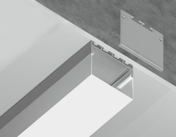 Алюминиевый профиль накладной/подвесной ILLUMINATION AMBRELLA LIGHT GP3070AL