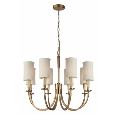 Люстра Cloyd LONSDALE C8 / Ø67 см - латунь (арт.10042)