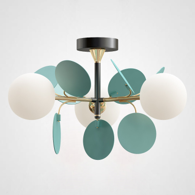 Люстра на штанге MATISSE BLUE D45 ImperiumLoft