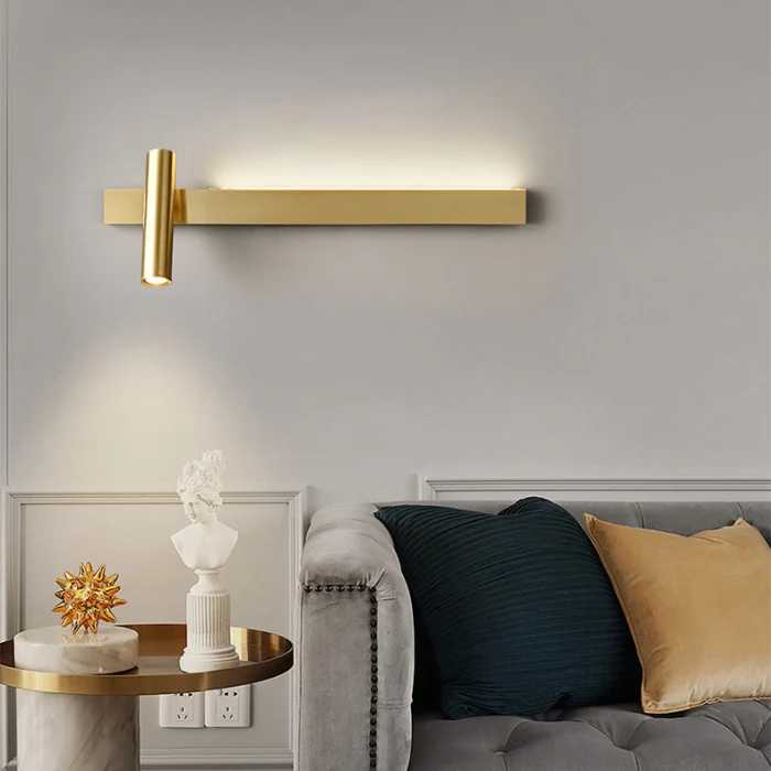 Настенный светильник JENIUS L40 Black Right ImperiumLoft