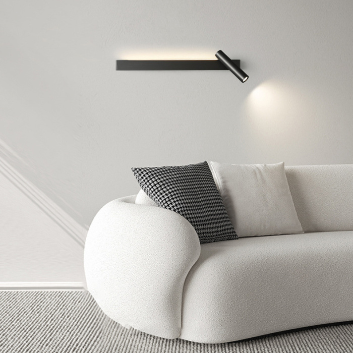 Настенный светильник JENIUS L40 Black Right ImperiumLoft