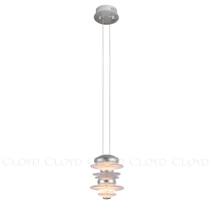 Подвесной светильник Cloyd GEFEST P2 / выс. 18 см - серебро сусальн. (арт.10388)