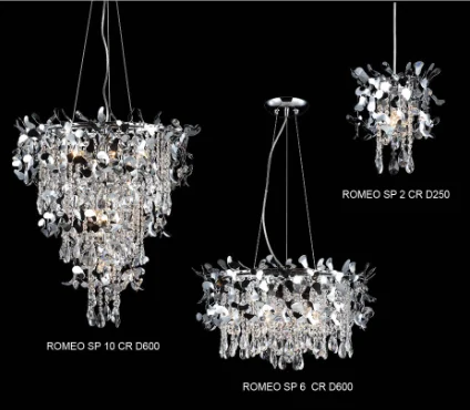 Люстра Crystal Lux ROMEO SP10 CHROME D600