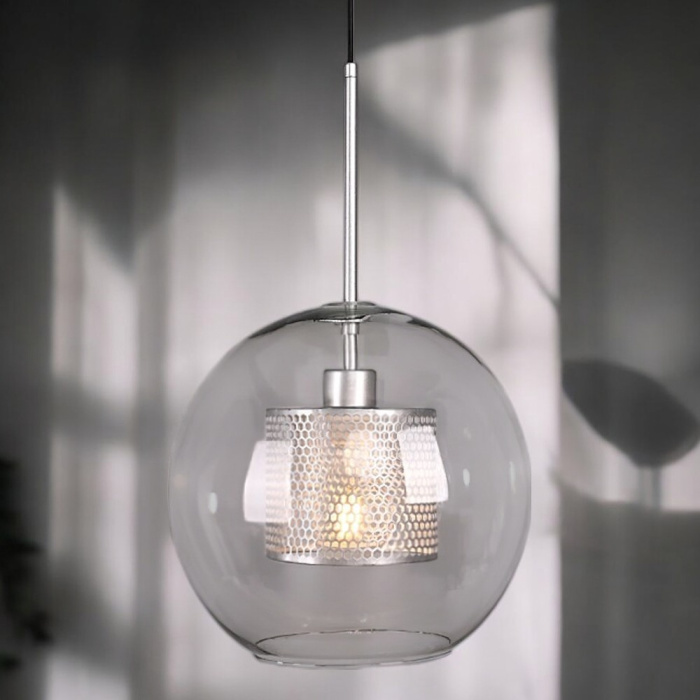 Подвесной светильник CATCH silver D30 ImperiumLoft