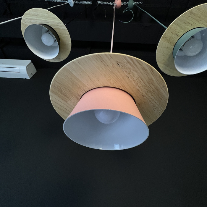 Подвесной светильник ECO Розовый ImperiumLoft