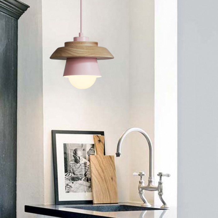 Подвесной светильник ECO Розовый ImperiumLoft