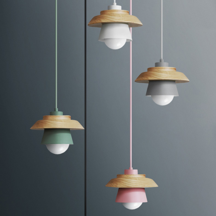 Подвесной светильник ECO Розовый ImperiumLoft