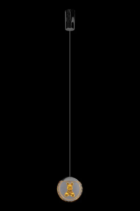 Подвесной светильник Leon Mickey LE7714/1OR Black Chrome