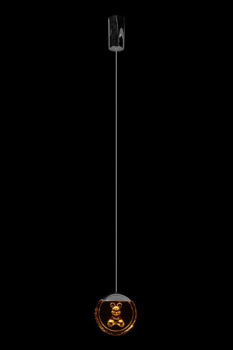 Подвесной светильник Leon Mickey LE7714/1OR Black Chrome