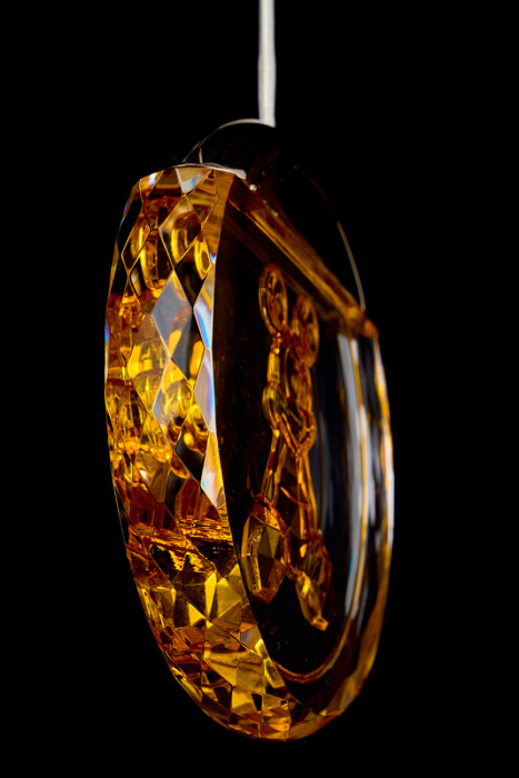 Подвесной светильник Leon Mickey LE7714/1OR Black Chrome