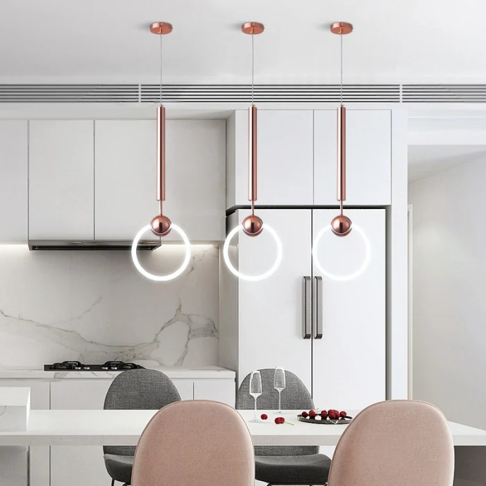 Подвесной светильник RING L D30 Серебро ImperiumLoft