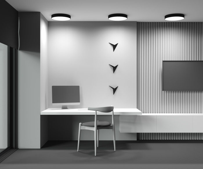 Потолочный светильник Maytoni Zon C032CL-45W4K-RD-B