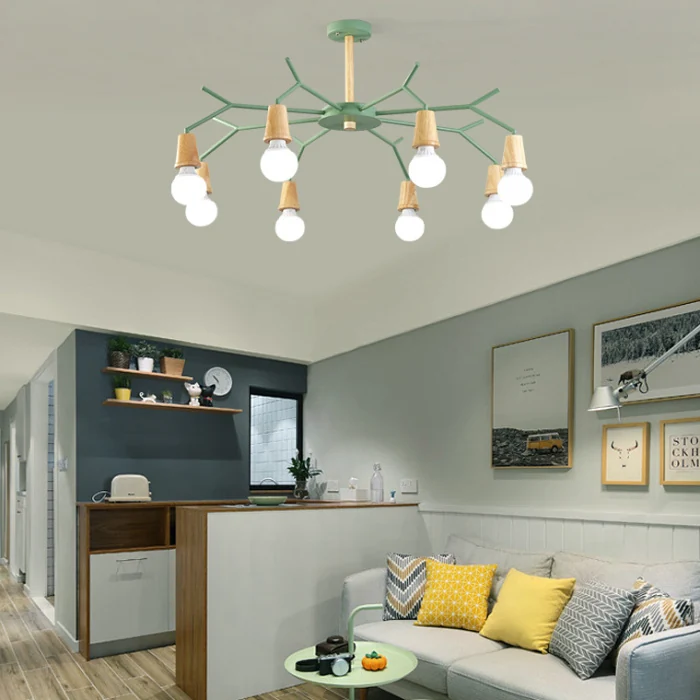 Люстра на штанге LES COLOR D80 Yellow ImperiumLoft 220503-23