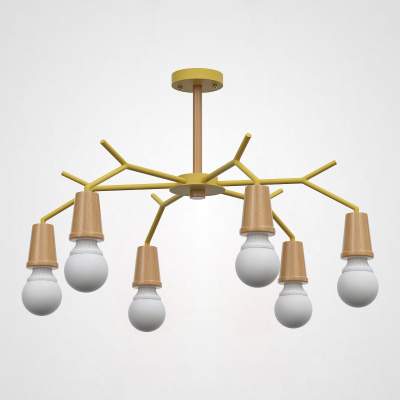 Люстра на штанге LES COLOR D80 Yellow ImperiumLoft 220503-23