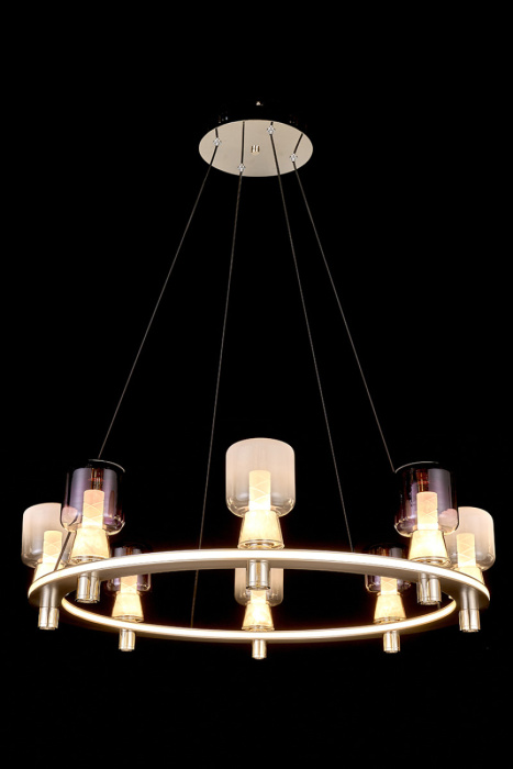 Подвесная люстра Leon Marie LE7719/8 Nickel