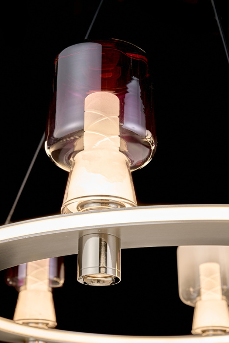 Подвесная люстра Leon Marie LE7719/8 Nickel