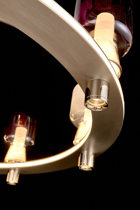 Подвесная люстра Leon Marie LE7719/8 Nickel