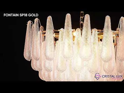Люстра Crystal Lux FONTAIN SP18 GOLD