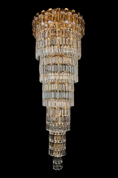 Каскадная люстра Leon Jacqueline LE7161/1700 GD/SH