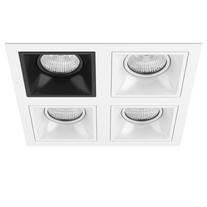 Комплект из светильников и рамки DOMINO Domino Lightstar D54607060606