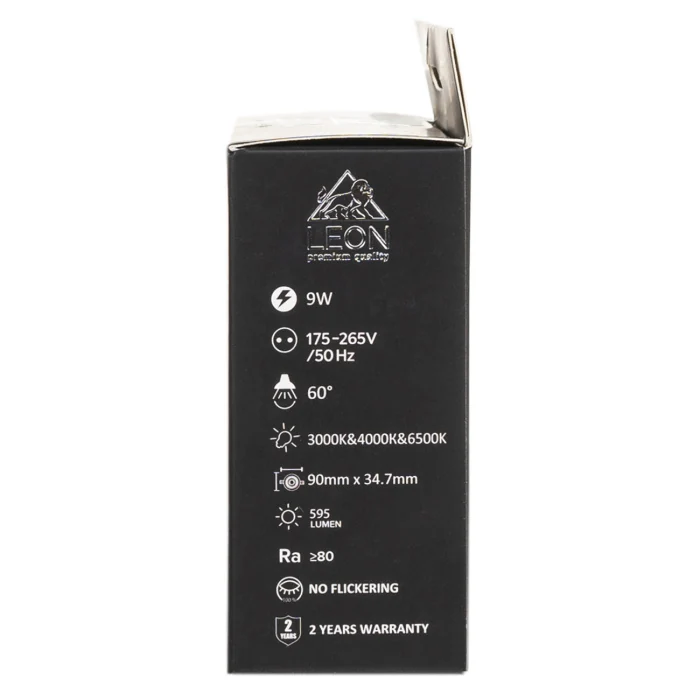 Встраиваемый светильник Leon LE-SPR-9W 3000K&4000К&6500K
