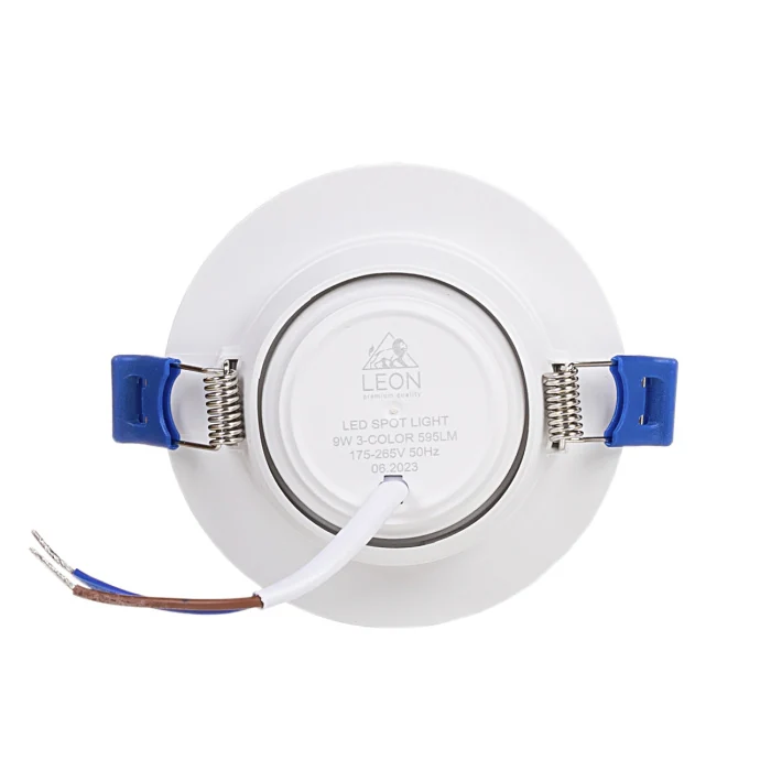 Встраиваемый светильник Leon LE-SPR-9W 3000K&4000К&6500K