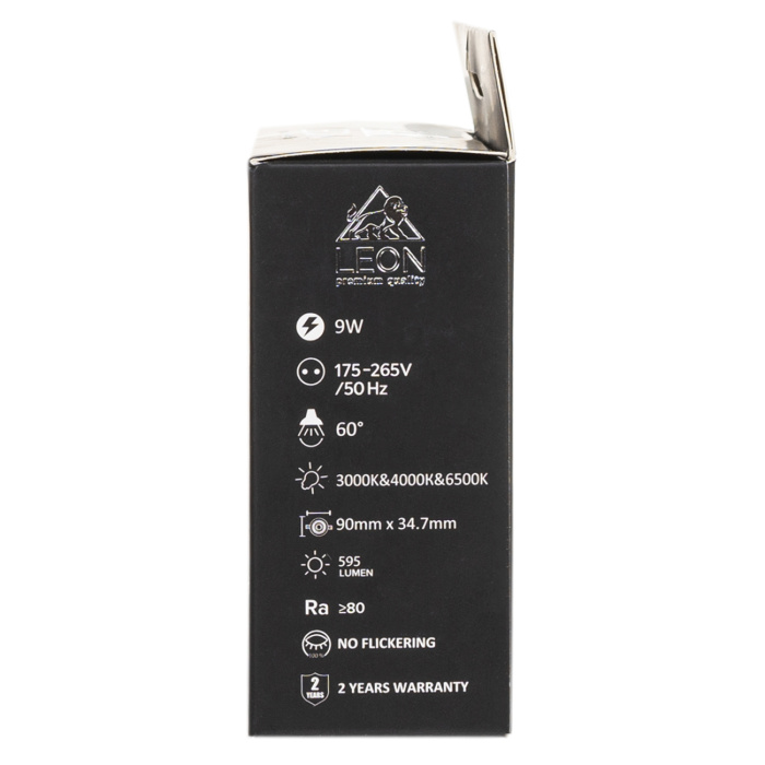 Встраиваемый светильник Leon LE-SPR-9W 3000K&4000К&6500K