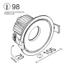 Встраиваемый светодиодный светильник Ledron LH10 White