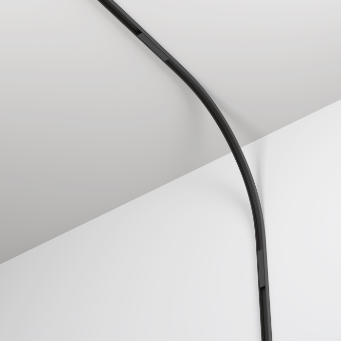 Коннектор радиусный внутренний R300 Basity, черный Maytoni TRA172ICL-R300-11B