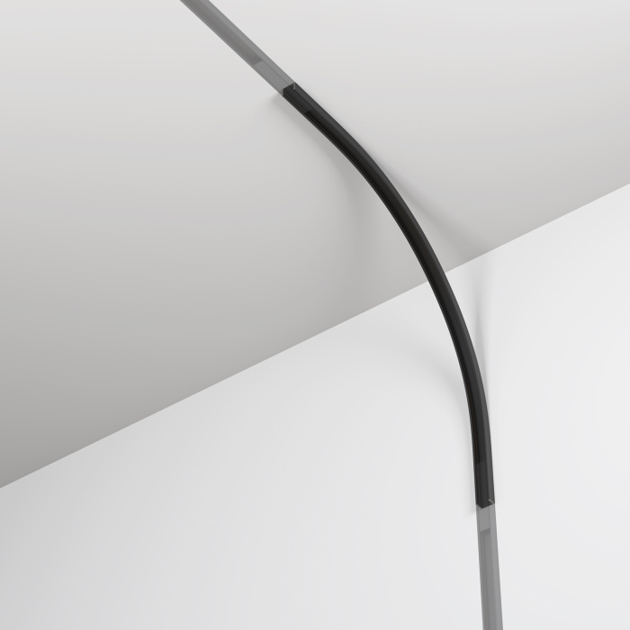 Коннектор радиусный внутренний R300 Basity, черный Maytoni TRA172ICL-R300-11B