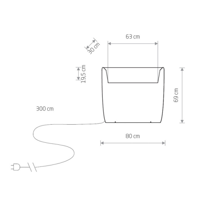 Ландшафтный светильник Nowodvorski Flowerpot 9713