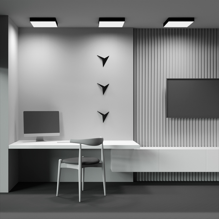 Потолочный светильник Maytoni Zon C032CL-45W4K-SQ-B