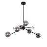 Люстра на штанге Delight Collection 9303P-6 black/smoky