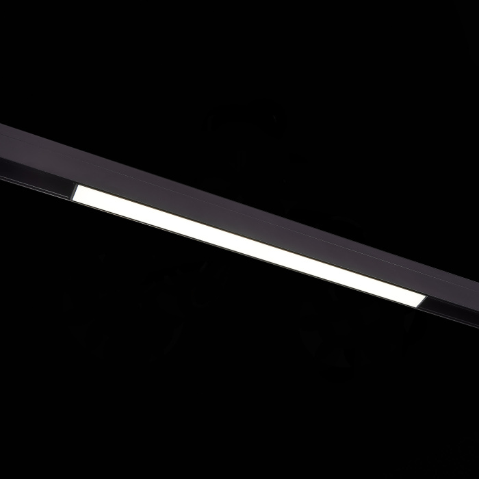Магнитный трековый светильник MKL-100-24W3K-B Черный 600x22x44,48V,24W LED,Orsam ST360.436.24