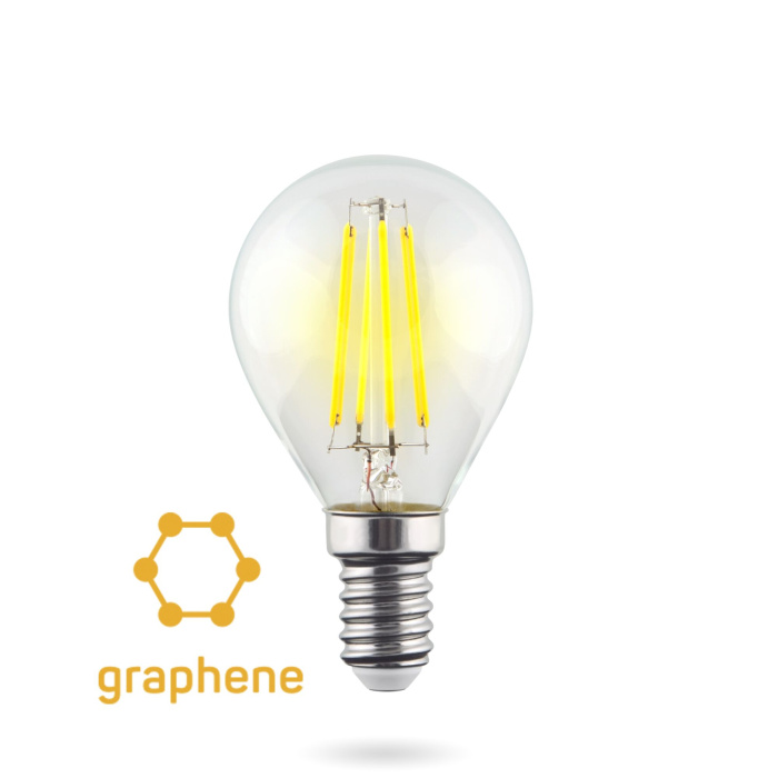 Светодиодная лампа Voltega Globe E14 9W Graphene 7136